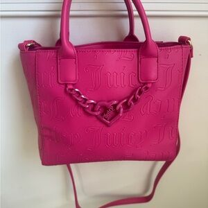 Juicy Couture Hot Pink fuschia shoulder handbag